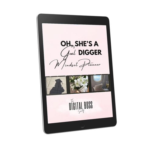 Oh, She’s A GOAL Digger Mindset Planner (Resell Rights Included)